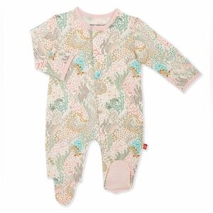MAGNETIC ME Coral Cay Modal Magnetic Footie - 0-3M